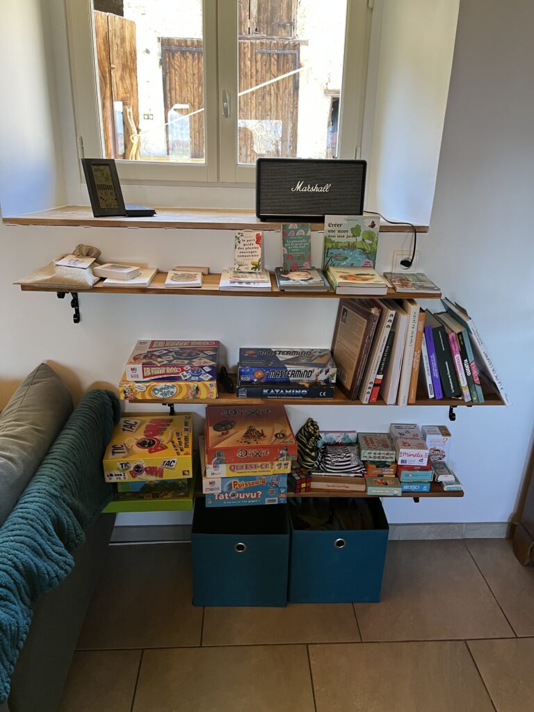 photo du coin jeux à disposition